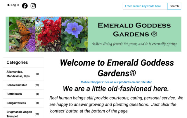 emeraldgoddessgardens.com preview image