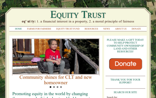 equitytrust.org preview image