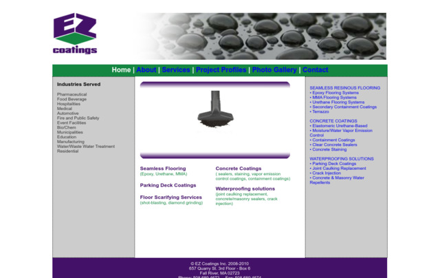 ezcoatings.com preview image