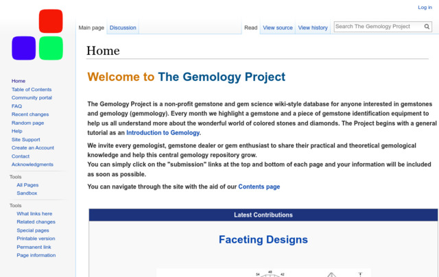 gemologyproject.com preview image