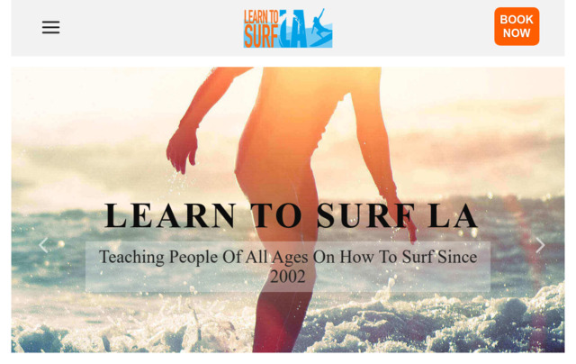 learntosurfla.com preview image