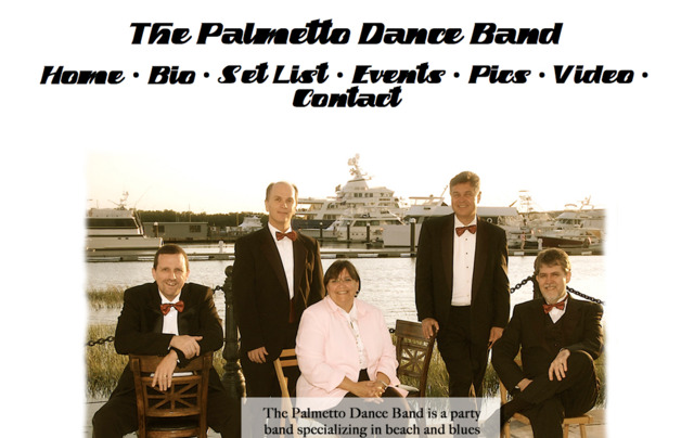 palmettodanceband.com preview image