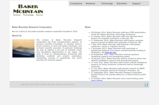 bakermountain.org preview image