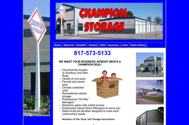 championstoragetexas.com preview image