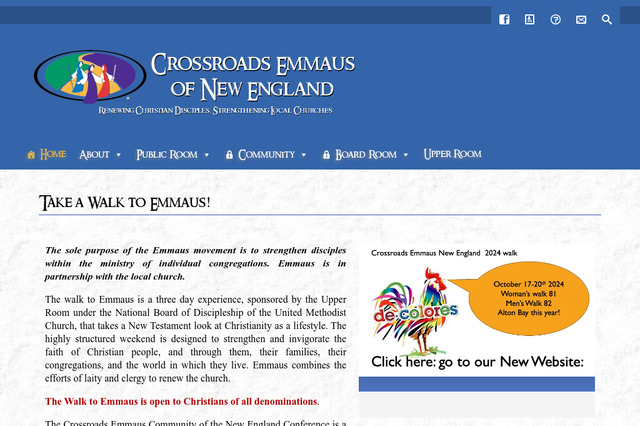 crossroadsemmausne.org preview image