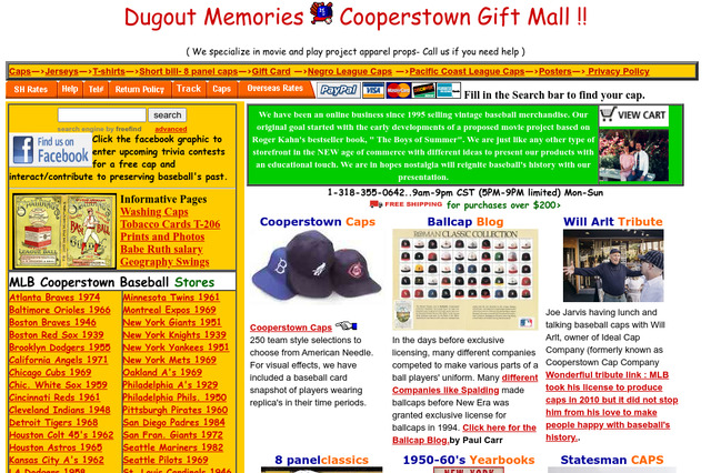 dugout-memories.com preview image