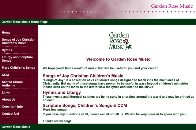 gardenrosemusic.com preview image