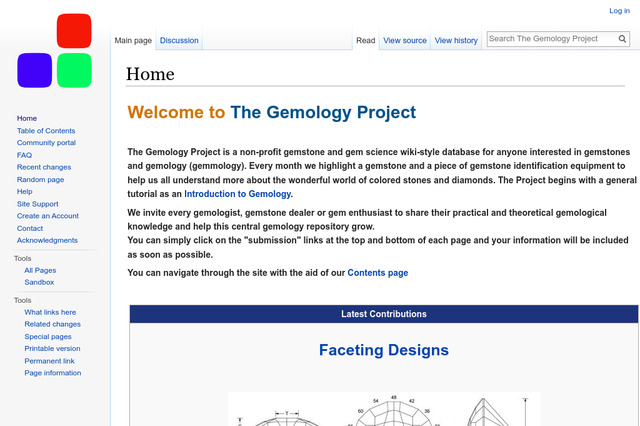 gemologyproject.com preview image