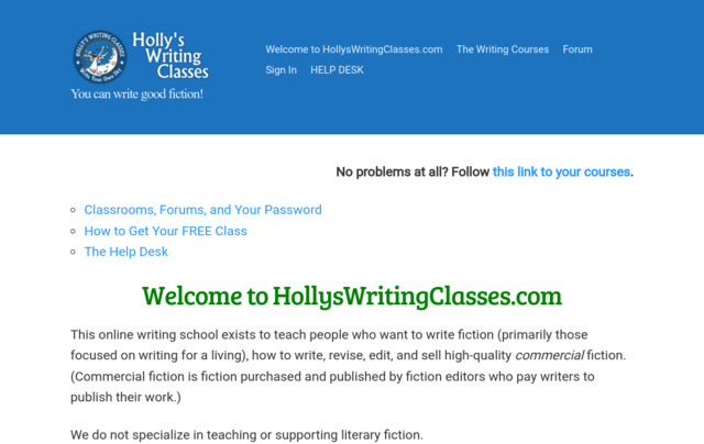hollyswritingclasses.com preview image