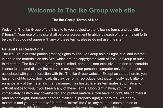 ikegroup.info preview image