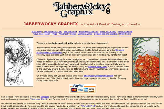 jabberwockygraphix.com preview image