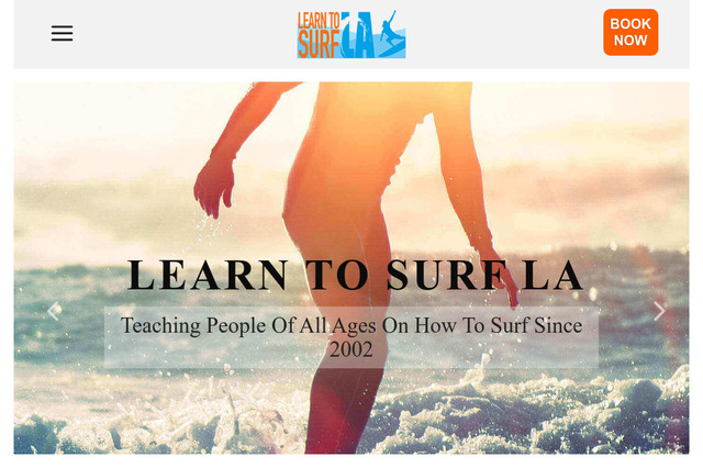 learntosurfla.com preview image