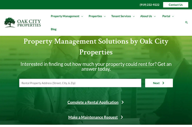 oakcityproperties.com preview image