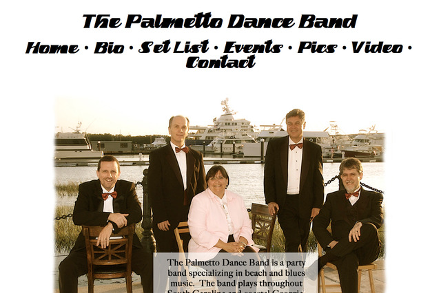 palmettodanceband.com preview image