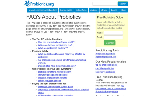 probiotics.org preview image