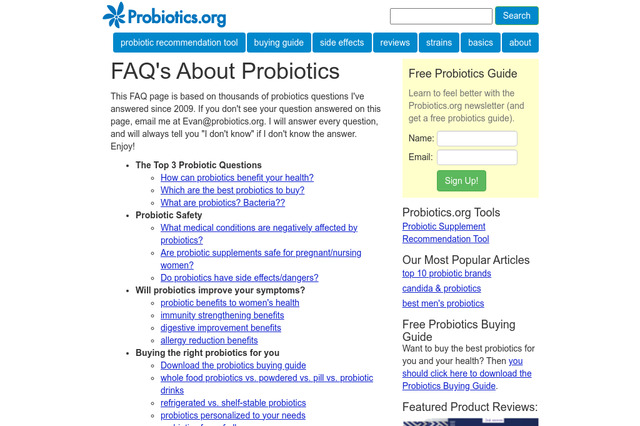 probiotics.org preview image