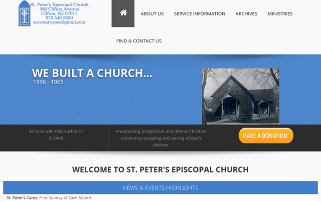 stpetersclifton.org preview image
