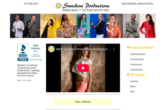 sunshineproductionsonline.com preview image