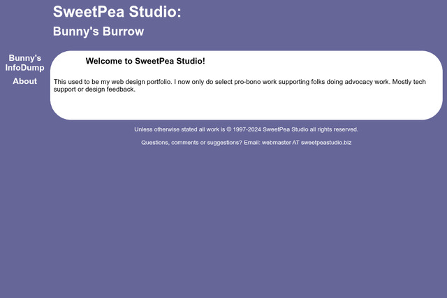 sweetpeastudio.biz preview image