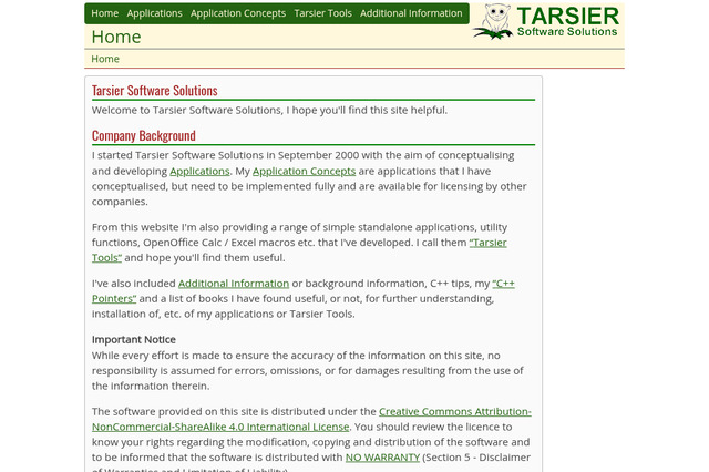 tarsiersoft.com preview image