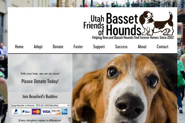 utahbassethoundrescue.com preview image